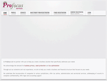 Tablet Screenshot of profocus.biz
